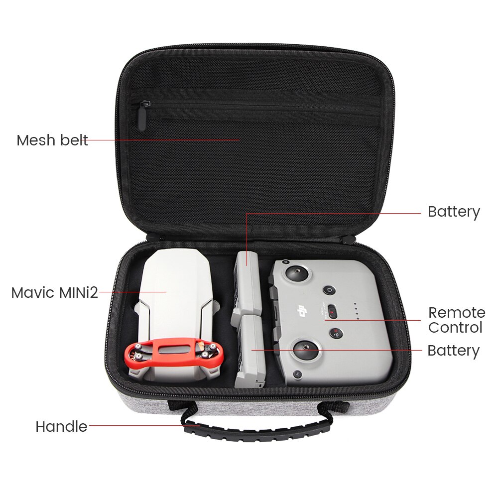 Opbergtas Voor Dji Mini 2 Handheld Draagbare Draagtas Met Propeller Houder Voor Dji Mavic Mini 2 Drone Accessoires