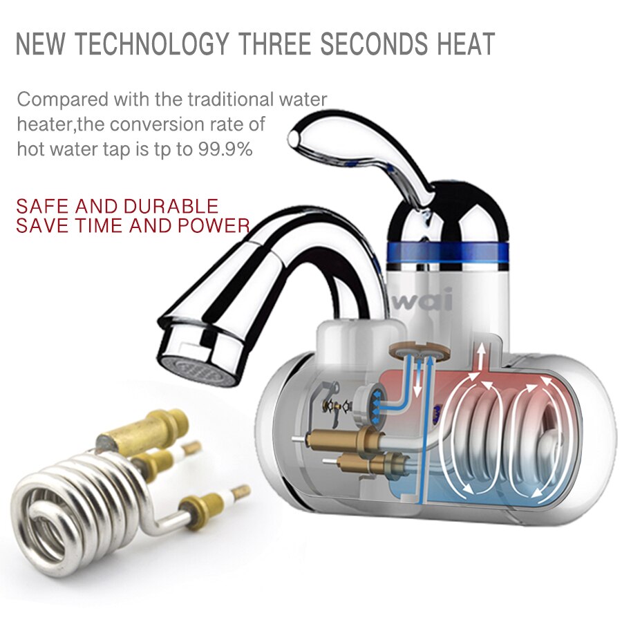 Instantaneous Water Heater Faucet Tankless Kitchen... Vicedeal