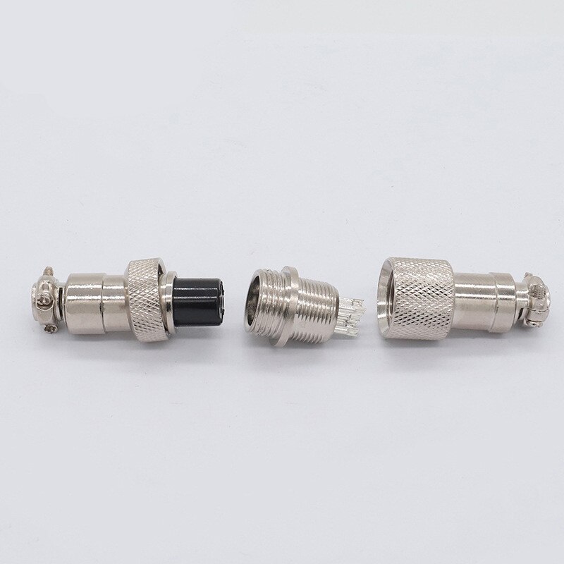 1 set GX12 Male Plug&Female Plug Docking Plug aviation circular connector 2/3/4/5/6/7 Pin 12mm Butt plugs RS765
