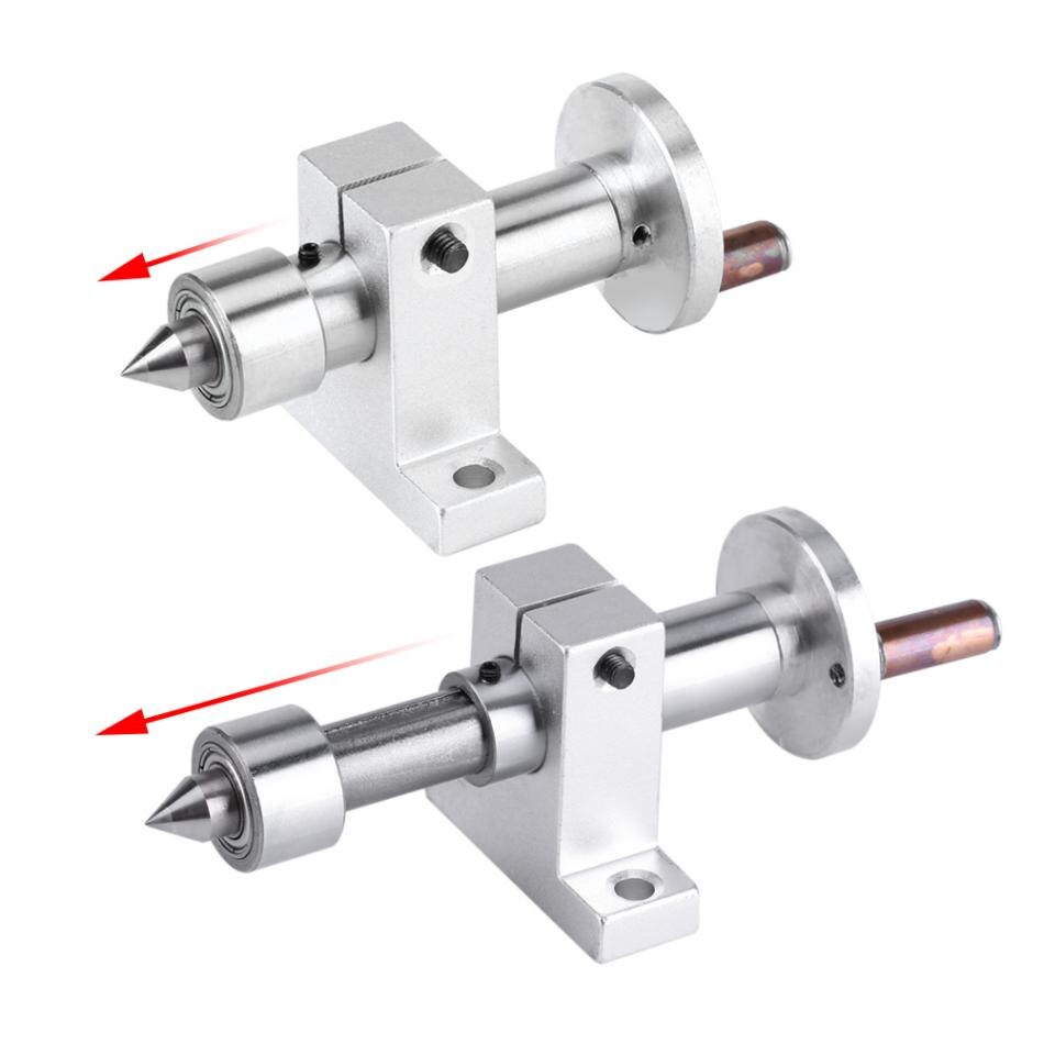 Adjustable Double Bearing Live Revolving Centre DIY For Mini Lathe Machine Woodworking Tool