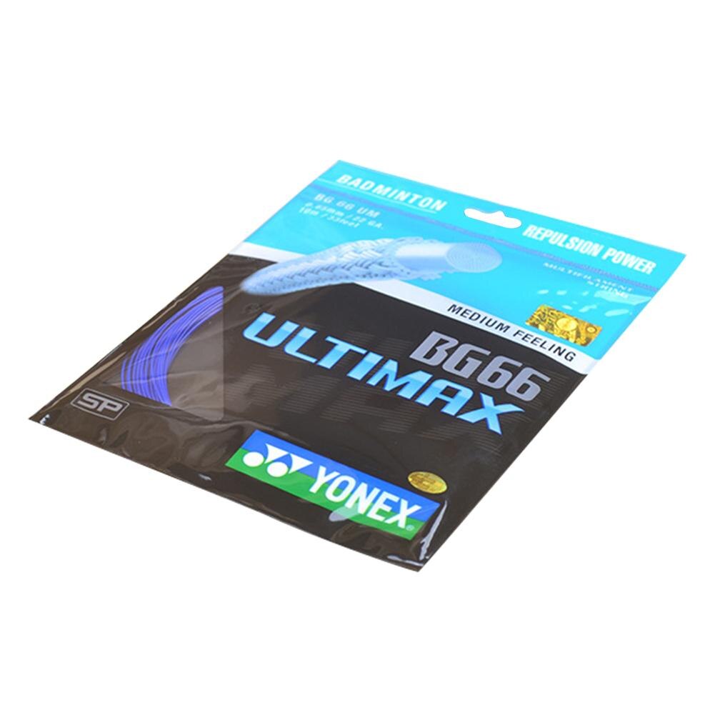 Durável Fibra de Nylon Cordas Badminton Profissional Repulsion Poder Linha de Badminton Net (Cor Aleatória de Entrega): BG66UM