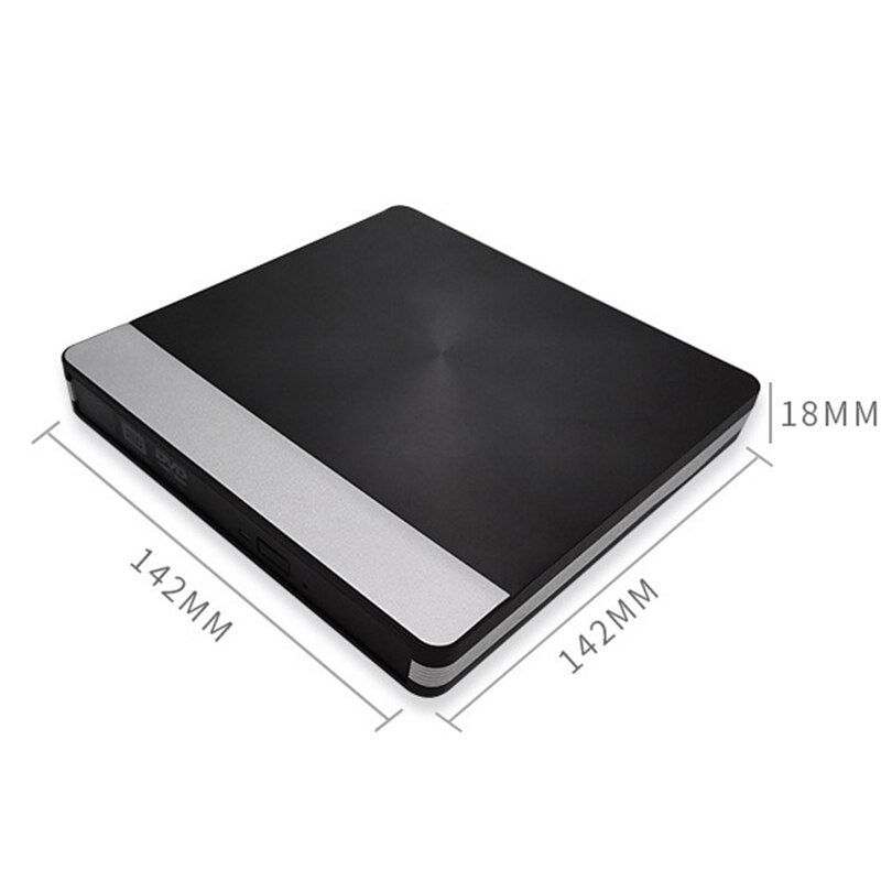 Externe Cd Dvd Drive Usb 3.0 Type-C Optische Drive Draagbare Dvd Rw Cd Brander Speler Voor Mac Os windows Laptop Pc