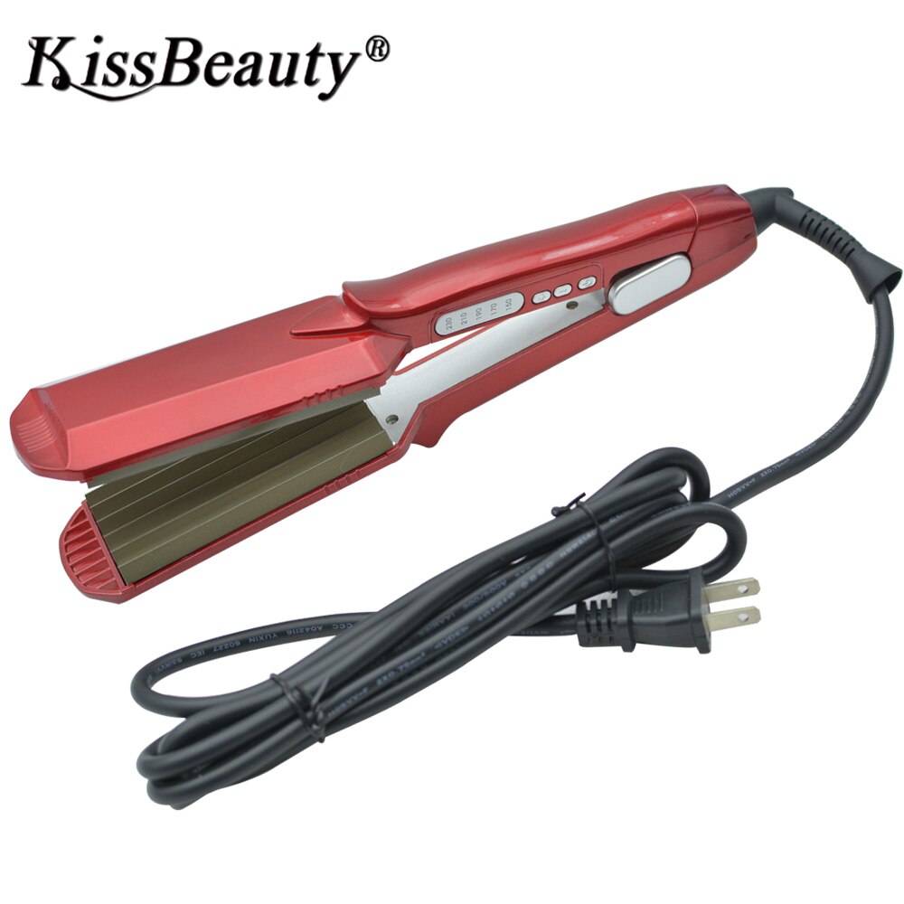 Kissbeauty professioneel gegolfde krultang gegolfde kleine rollen kappersgereedschap