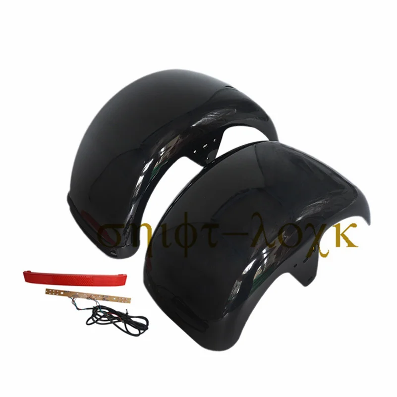225/55-8 18 x 9.50-8 225/40-10 dekkskjermer med baklykter plastskall foran og bakskjerm for citycoco elektriske sparkesykkeldeler: Burgunder