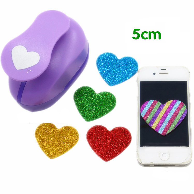 Heart Star shape EVA foam punch paper punch for greeting card handmade Scrapbook Handmade puncher