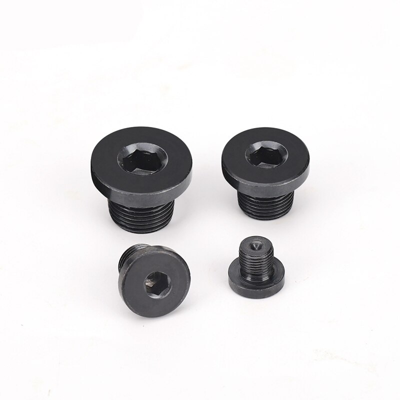 M16/M18/M20/M22/24/26/27 Male Carbon Steel End Plug Cap With Flange Hex Socket Hydraulic Water Steam Oil Gas