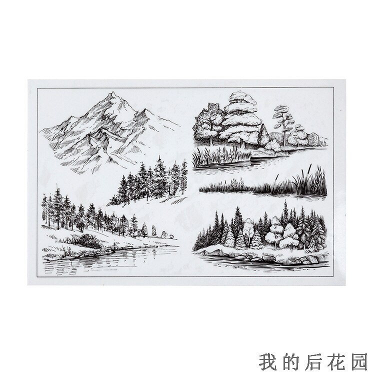 Retro Note Series English Notes Bullet Journal Rubber Stamps for Scrapbooking Cards Decoration Embossing Craft standard stamp: 12