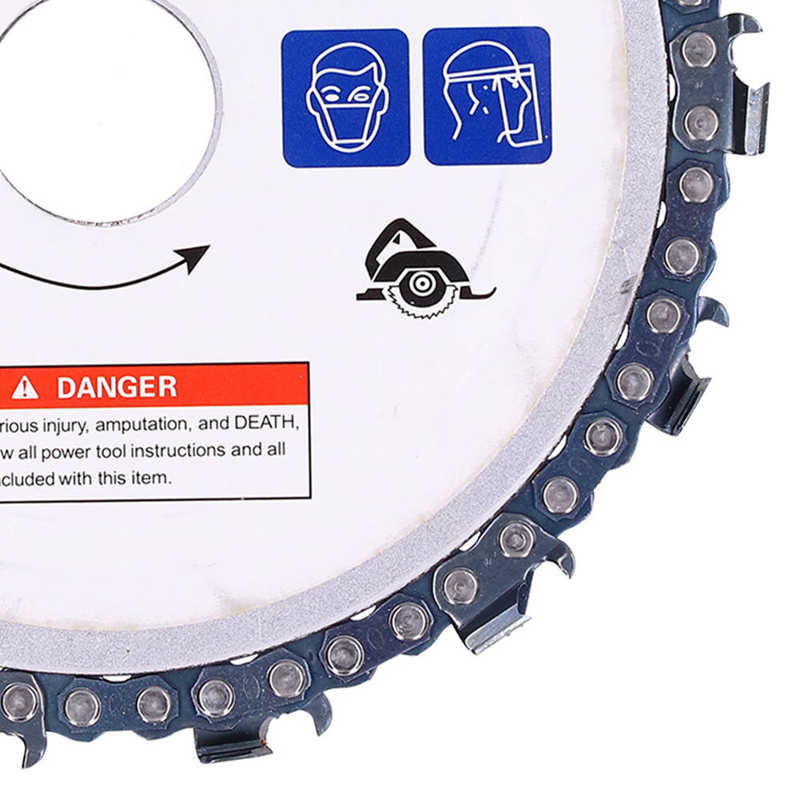 Circular Chainsaw Blade Fine Cutting Wood Carving Chain Disc for Shaping for Engraving Circular Chain Saw Blade