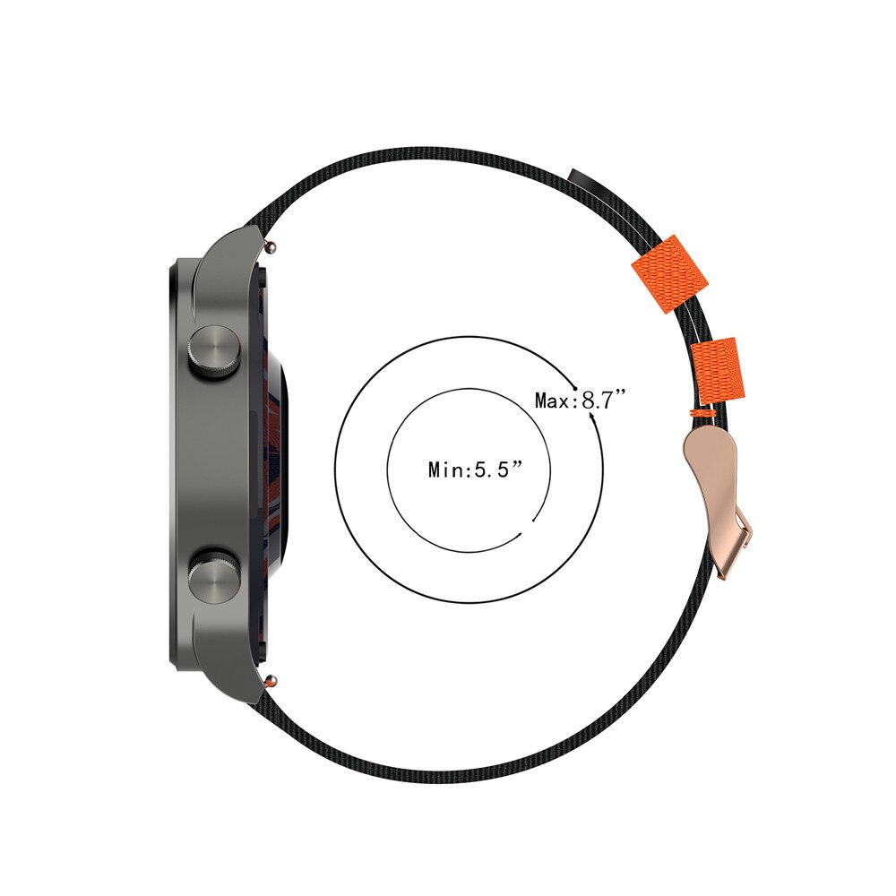 Canvas Watch Band for Huawei GT2 Pro Strap Replacement Watchbands Bracelet GT2 Pro 22mm Soft Watch Strap Sports Band Accessories