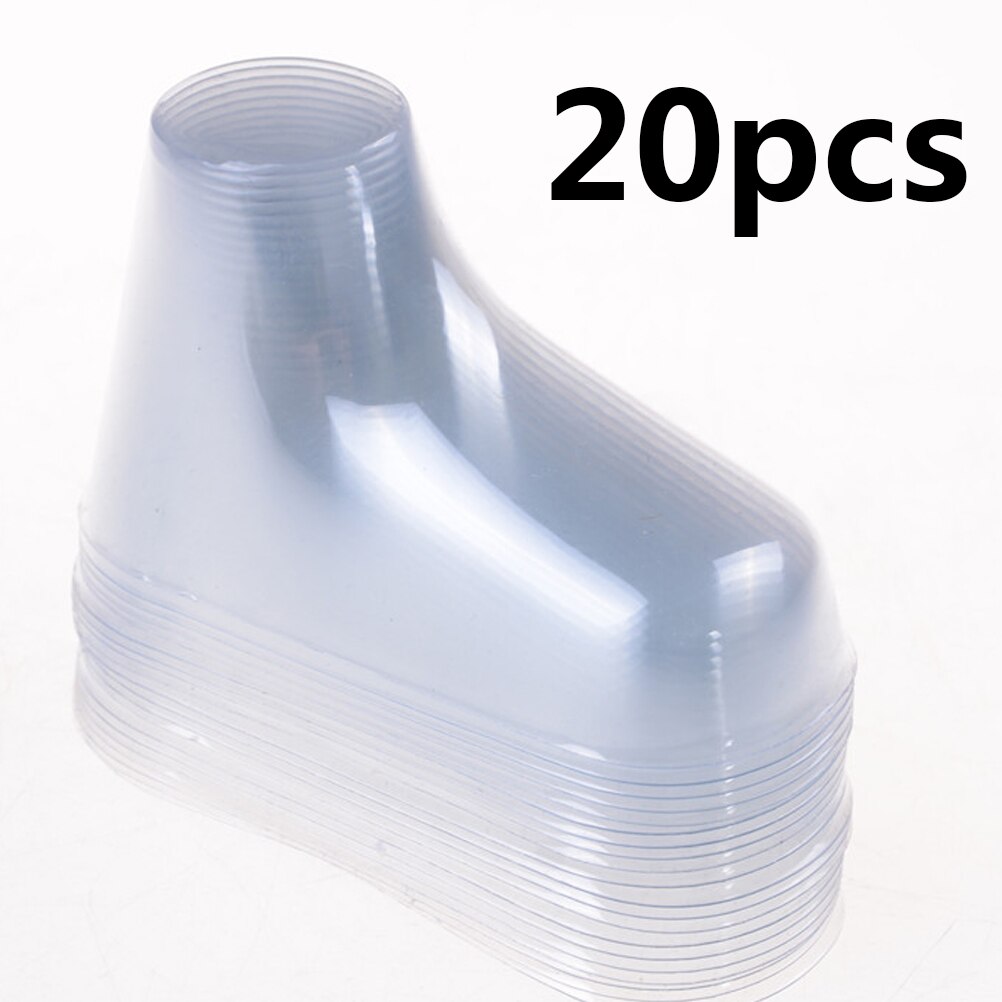 20 kpl/erä muovinen läpinäkyvä jalkamalli sukkamuotit tahna vauvan fondant saappaat muotti 9cm ekstruusio näyttö kenkäpakkaus