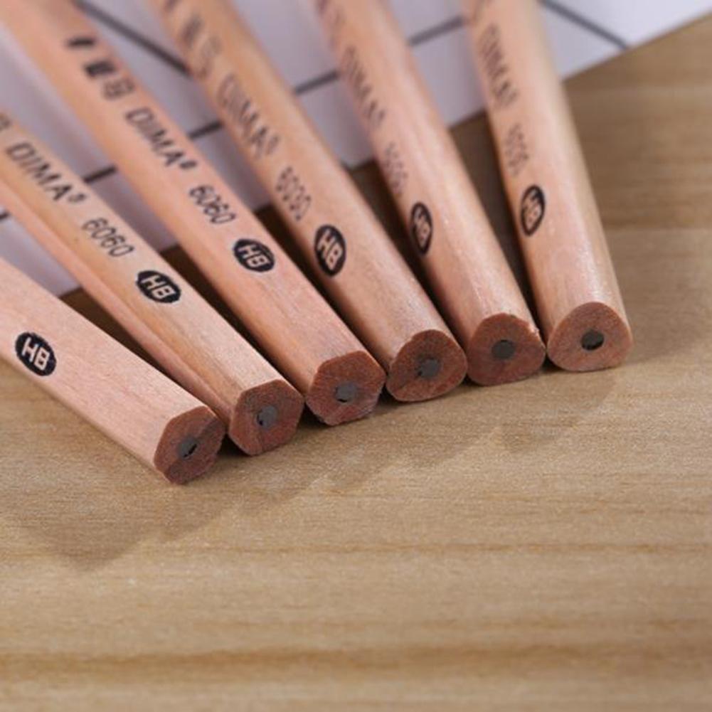 50 Pcs/lot HB Pencils Environment-friendly Non-toxic Graphite Pencils Students Stationery Supplies