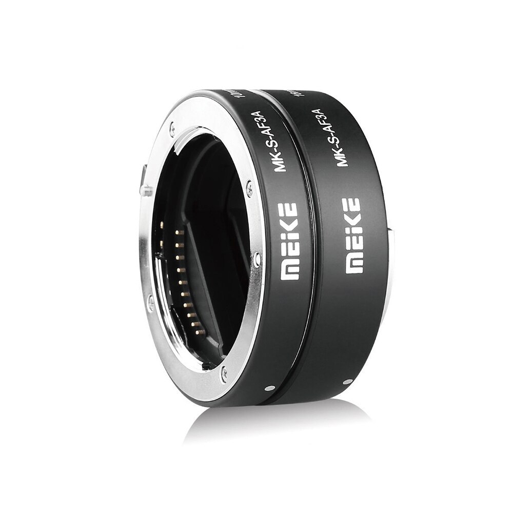 Meike Metallo Messa A Fuoco Automatica Macro Tubo di Prolunga 10 millimetri 16 millimetri per Sony Mirrorless a6300 a6000 a7 a7SII NEX E-Mount Della Fotocamera