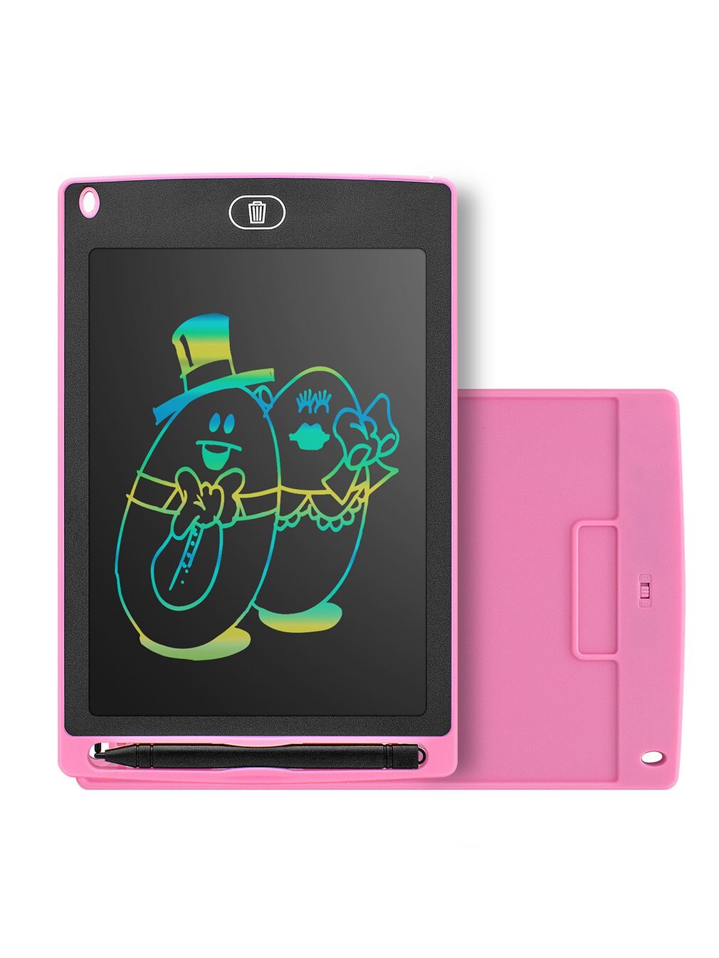 8.5-inch Portable Smart LCD Writing Tablet Electronic Notepad Drawing Graphics Handwriting Pad Ultra-thin Board: Pink