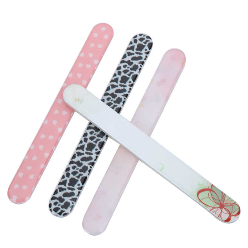 4pcs Nano Glass Nail File Rasp Ergonomic Exfoliating Dead Skin Remover Manicure Tool