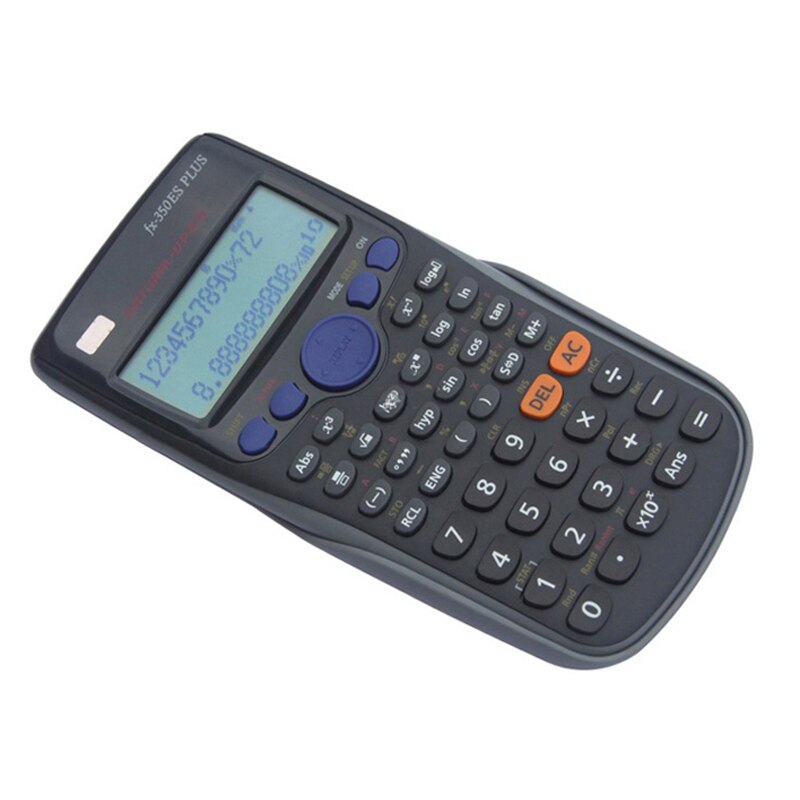 FX-350ES PLUS-calculadora de examen para estudiantes, dispositivo multifuncional con función científica, sin texto, para ingeniería y finanzas