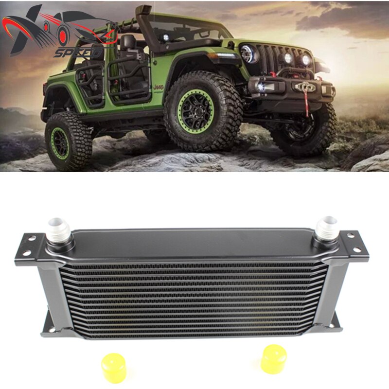 Universal 15 rows automotive engine gearbox oil cooler upgrades the oil cooled radiator assembly