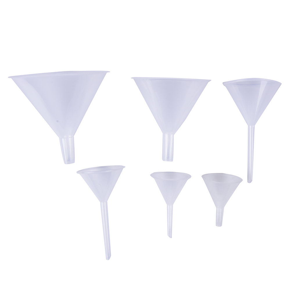 1/2 "75ml Mund Dia Labor Transfer parfüm Mini und klar, Weiß Kunststoff Filter Trichter
