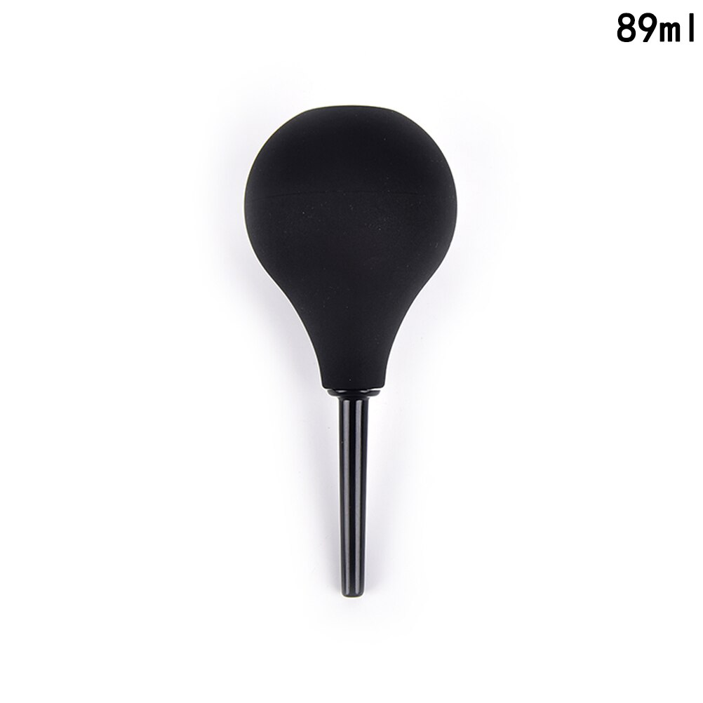 89Ml/160Ml/224Ml Peervormige Klysma Rectale Douche Systeem Wassen Siliconen Gel Voor anus Colon Anus Klysma Anale Reiniging: 89ml