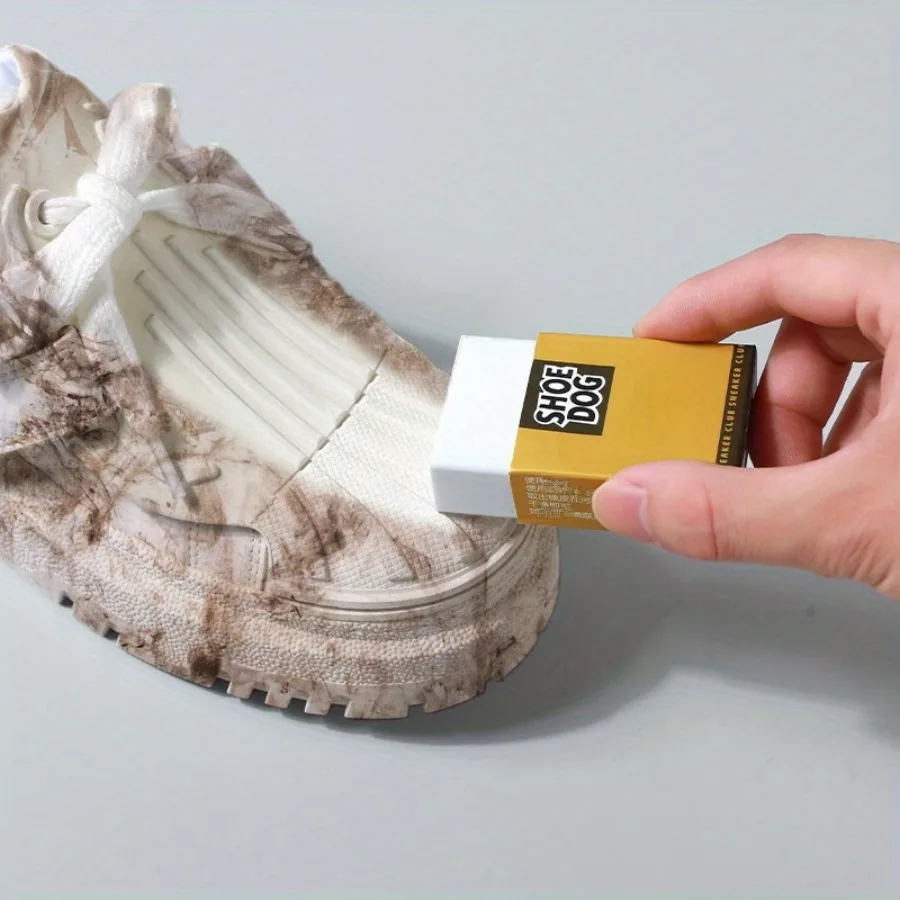 1/2 pezzi strumento per l'abbagliamento delle scarpe, gomma da cancellare in gomma scamosciata, strumento per lucidare la gomma per pulire le scarpe sportive in pelle scamosciata, scarpe bianche, smacchiatore