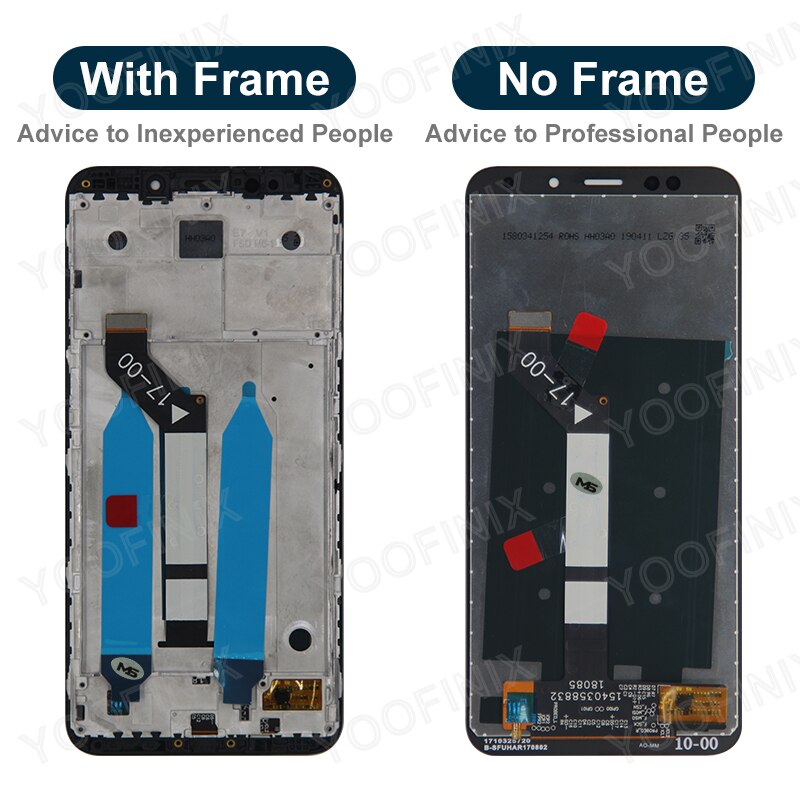 Pantalla táctil LCD Original de 5,99 pulgadas para Xiaomi Redmi 5 Plus, piezas de repuesto de digitalizador, para Redmi MEG7