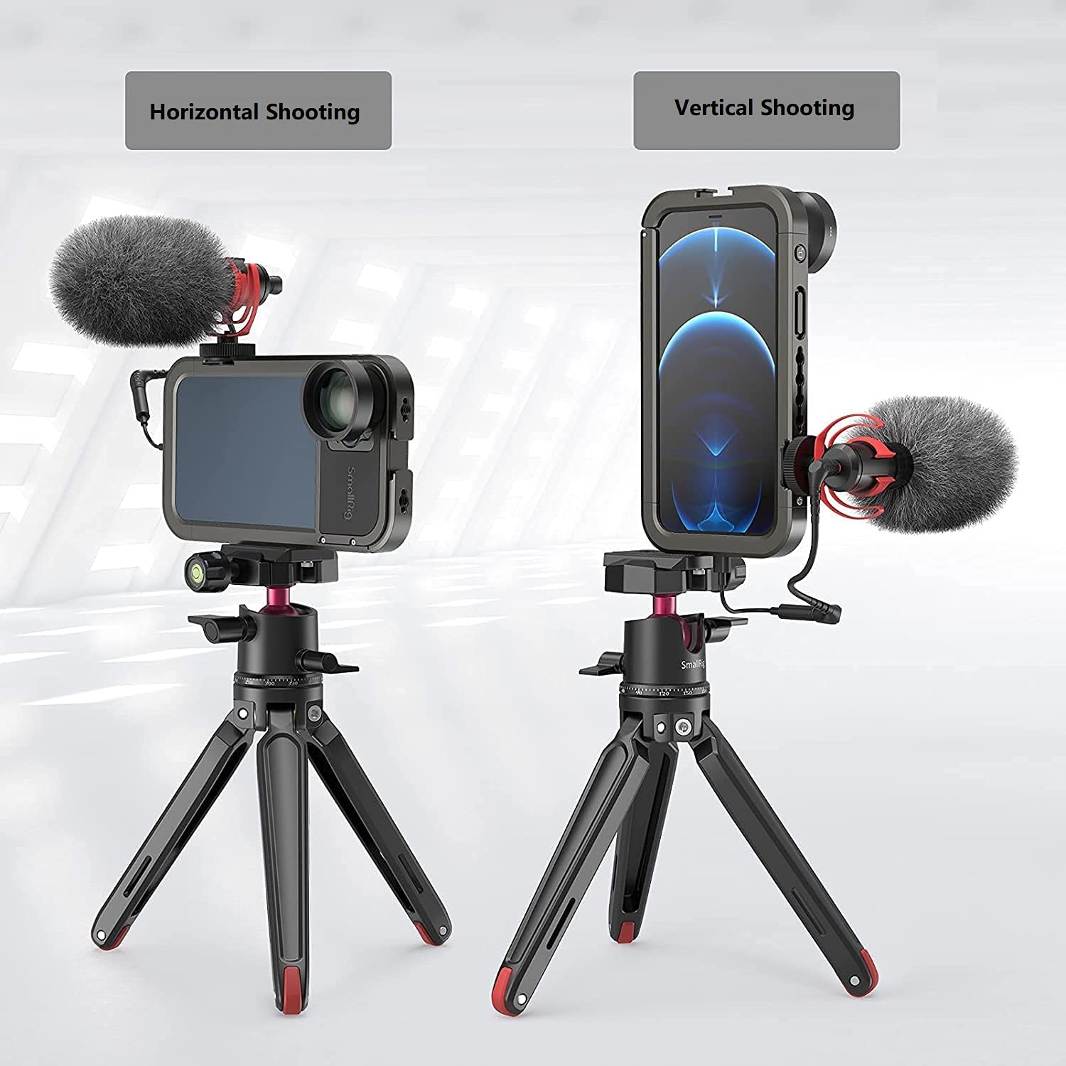 Smallrig Smart Telefoon Handheld Video Rig Kit Voor Iphone 12 Pro /Max Met Koud Shoe Mount Voor Film Maken en Vlog 3175/3176