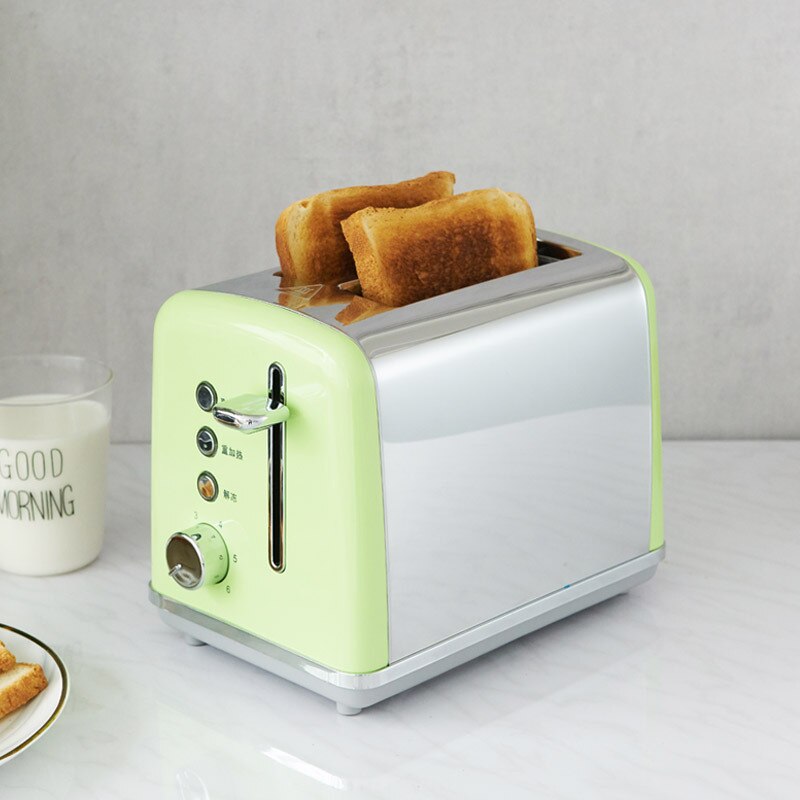 Stainless Steel Multi-Function Toaster Automatic Household Small Toaster Breakfast Toaster: SKU20324