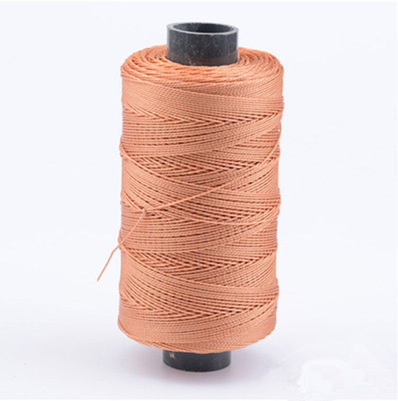 Hilo encerado para coser cuero y nailon, accesorio para reparar zapatos, color negro, 1 unidad