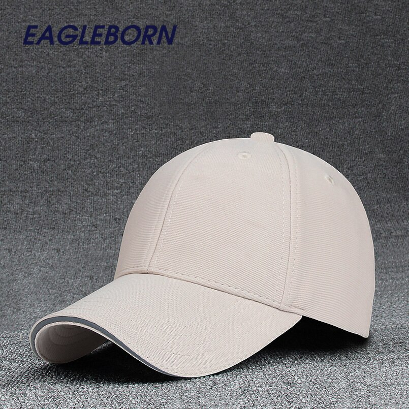 EAGLEBORN Masculino SnapbackS Casquette Gorras Blank Curved Solid Color Adjustable Baseball Cap Bone Caps