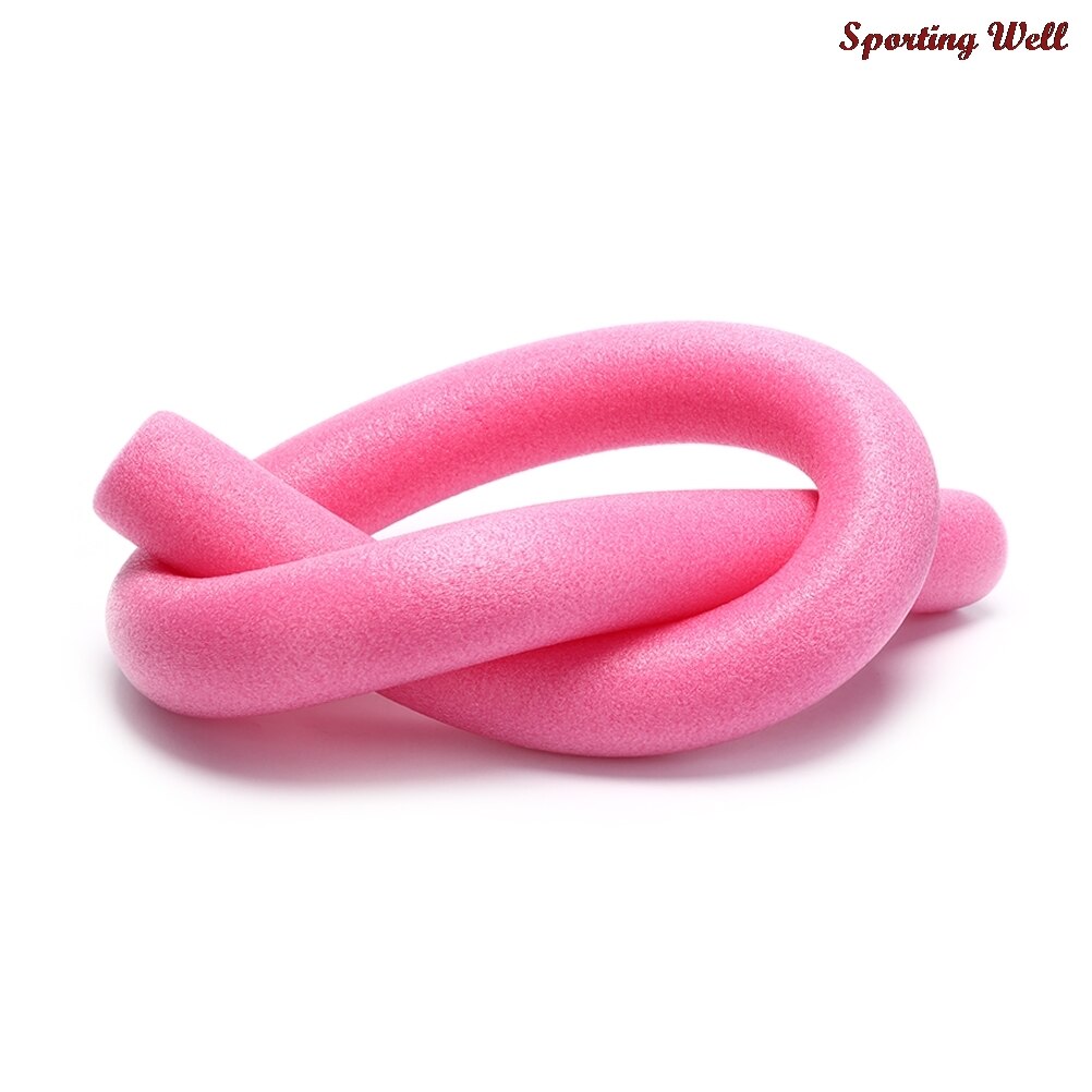 1 PC hollow Flexible Swimming Swim Pool Water Float Aid Woggle Noodles Useful for Adult and Children Over 5 Years Old: Pink