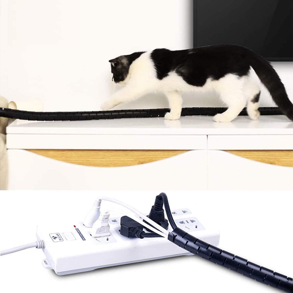 Kabel Organizer Flexibele Spiraal Draad Protector Storage Pijp Cord Management Kabelhaspel Wire Wrap Desk Tidy Kabel Accessoires