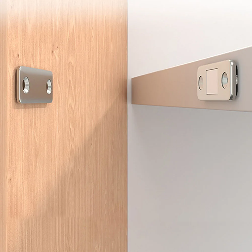 2 stk/set magnetische kast vangt magneet deur stopt sterke deurdranger magneet meubelkast kast schroef sticker ultradun