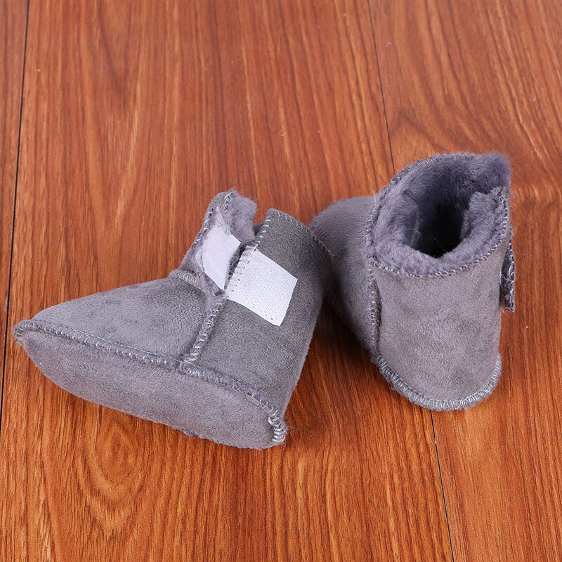Luipaard Dikker Warm Baby Schoenen Lange Pluche Baby Jongen Meisje Snowboots Zachte Winter Baby Peuter Kids Schoenen