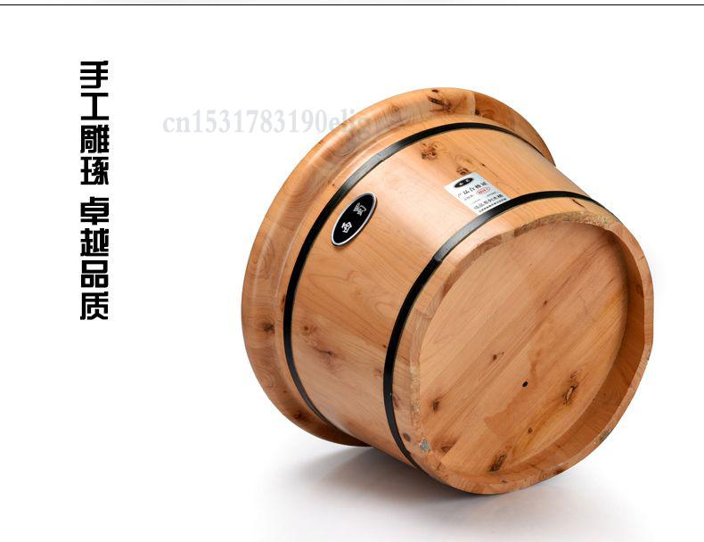 Foot bath barrel cedar foot bath barrel foot bath barrel wooden foot bath barrel solid wood foot bath home