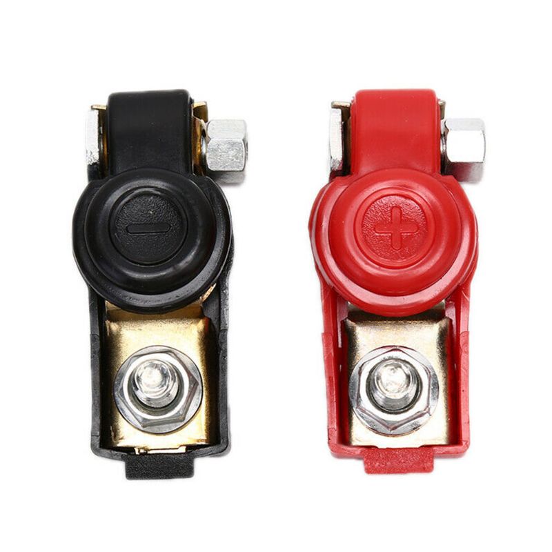 Battery Terminal Heavy Duty Car Vehicle Quick Connector Cable Clamp Clip Easy Operation Repair Modification Auto 2Pcs
