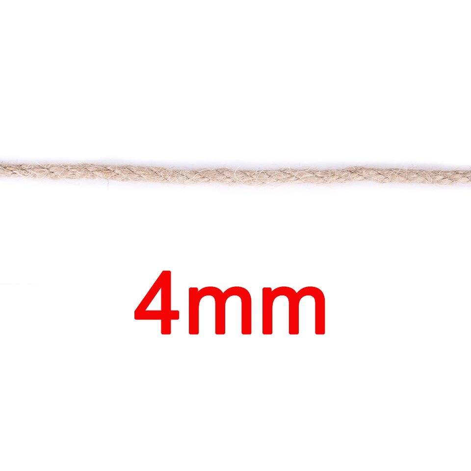 Copetsla Sisal Rope Cat DIY Scratching Post Toy Cat Climbing Frame Replacement Rope Desk Legs Binding Rope for Cat Sharpen Claw: 4mm / 30m
