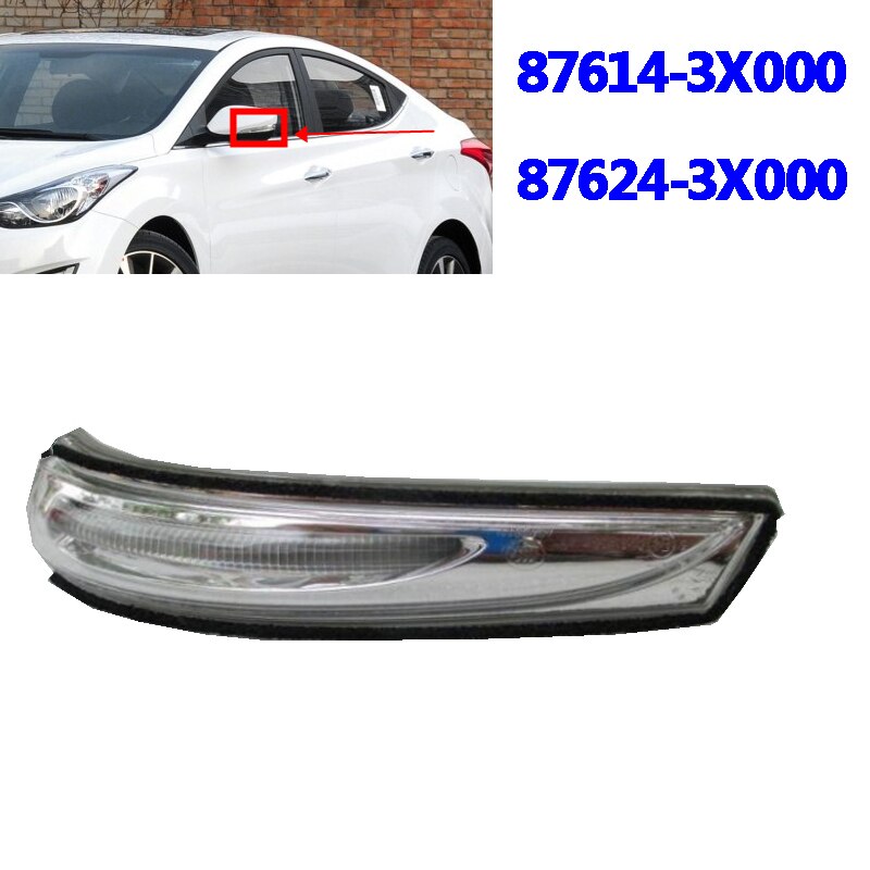 OEM-buiten spiegel-LED-richtingaanwijzer repeater lamp LH-RH voor Hyundai-Elantra 876143X000 876243X000 belangrijkste rijden spiegel