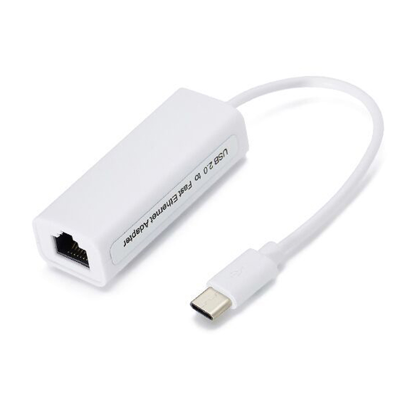 Cavo Ethernet da USB a RJ45 Splitter Estendi Adattatore Micro USB 2.0 Scheda di rete 100Mbps per Tablet Laptop PC Computer Android: Black