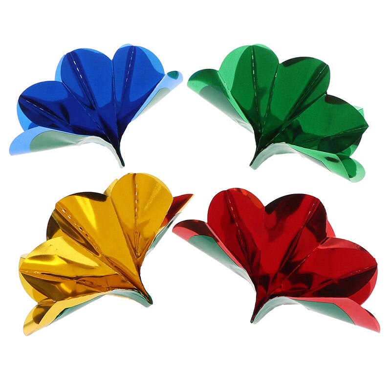 9 stuks/set bloemen uit lege handen goocheltruc pvc pailletten verschijnen papieren bloem close-up podium magische illusie rekwisieten