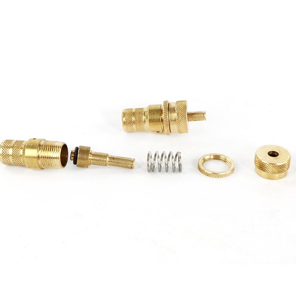 4Pcs 4WD Universal Brass off-Road Automatic Tire Tyre Deflators Valve set 6-30 PSI Adjustable bleeder Set