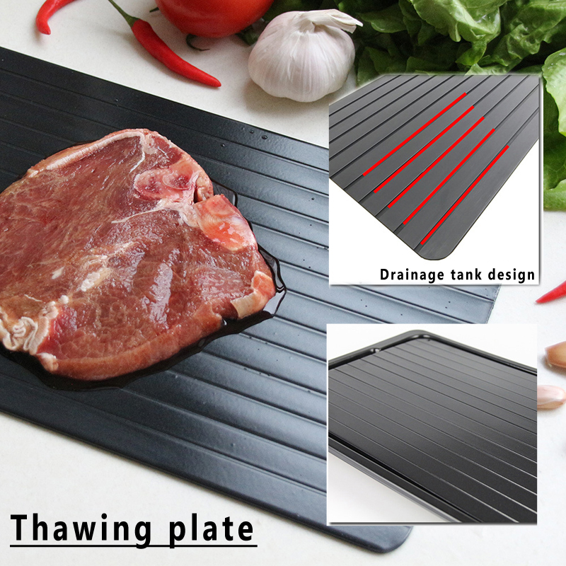 Schnelle Abtauung Fleisch Tablett Schneidebrett Schnelle Auftauen Tablett Schnell Auftauen Platte Für Tiefkühlkost Fleisch Küche Werkzeug