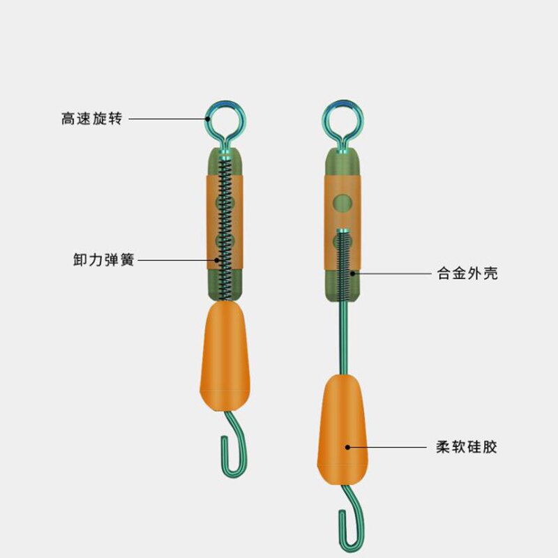 Hameçon de pêche pivotant à roulement 30 pièces/ensemble, connecteur rapide, anneaux solides, ligne de pêche à roulement, liaison rapide, carpe, accessoires