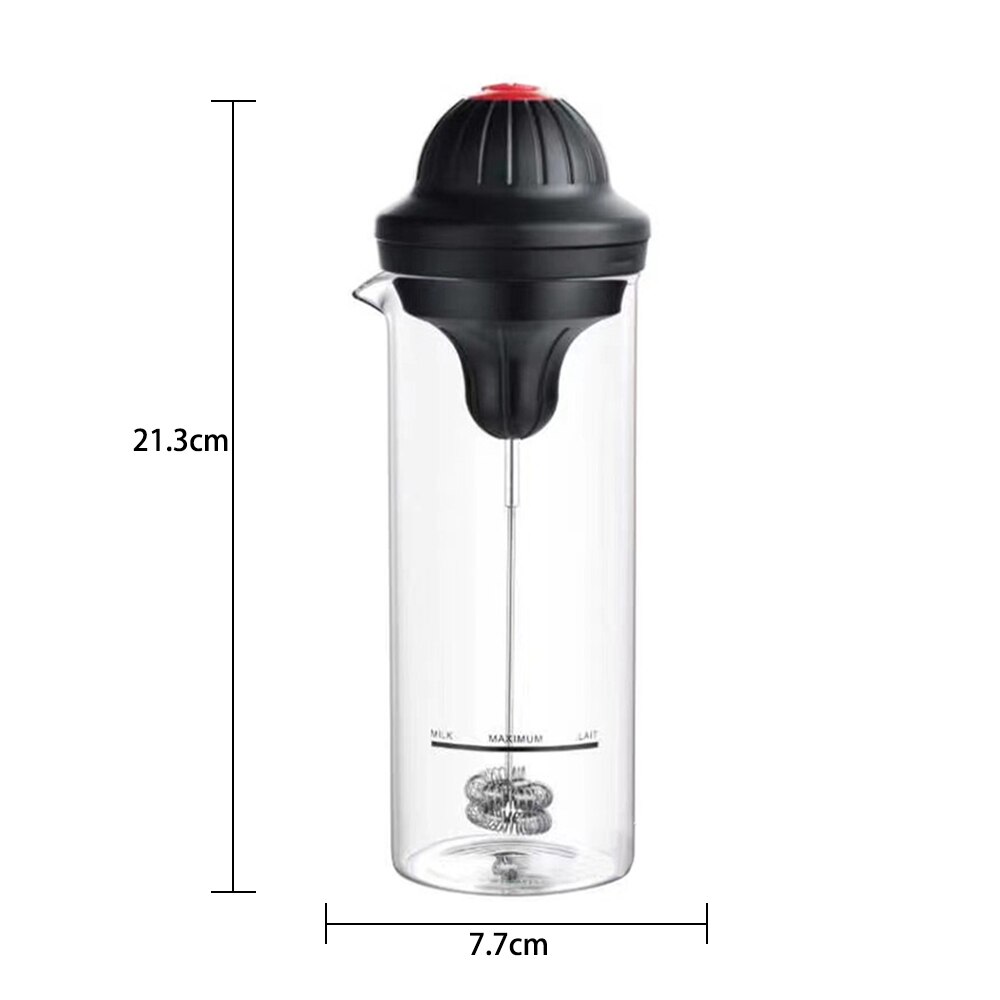 Mousseur à lait électrique, en acier inoxydable, Double maille, pour faire mousser le café