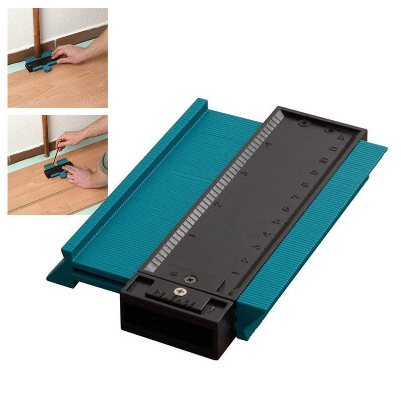 Contour Copy Gauge Contour With Lock 5/10inch Gauge Duplicator Contour Scale Template Wood Marking Tools Tiling Measuring Ruler