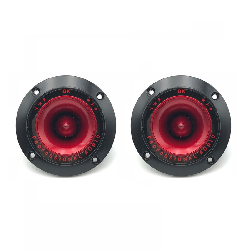 2 stücke Piezoelektrischen Hochtöner 3 "Audio Lautsprecher Höhen Keramik Piezo Lautsprecher PA/DJ Hochtöner Hause Subwoofer Bühne Sound
