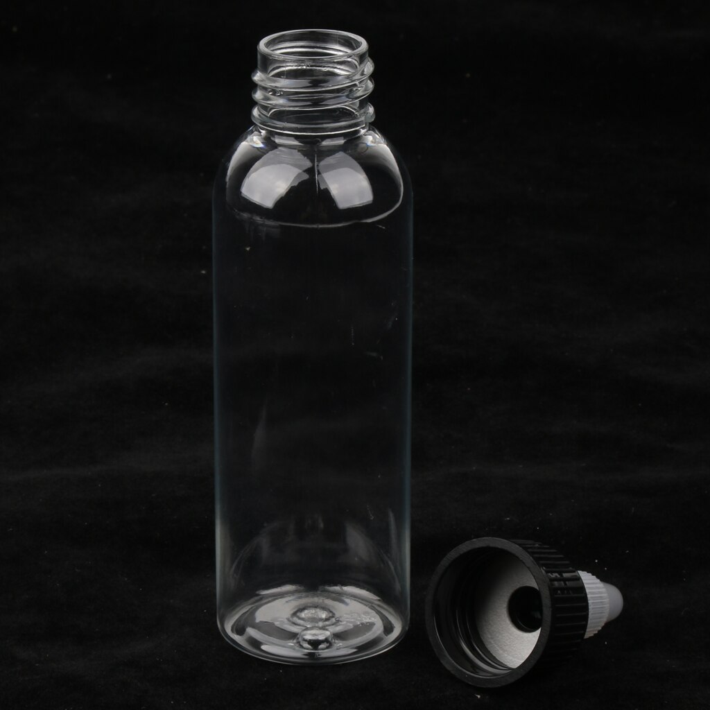 20pcs Plastic Bottle with Twist Top Cap for Solvents Oils Paint Ink Liquid Squeeze Bottle with Twist Top Cap Tip Applicator