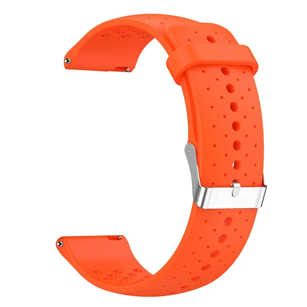 Hengittävä ranneke 20mm amazfit active 2 square/active 44mm -kellolle, gts 4 2 mini/bip 3 pro/gtr 42mm -kellolle, silikoninen urheiluranneke: Kuuma pinkki