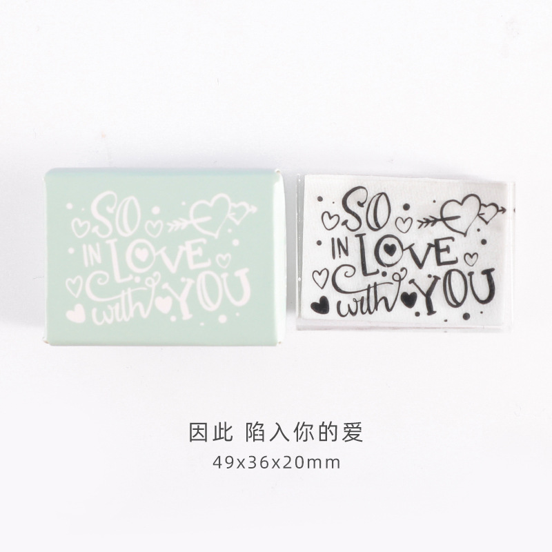 Acrylic Greeting Clear Stamping Blocks Tools Stamp for DIY Scrapbooking Crafts Cards Journal: G