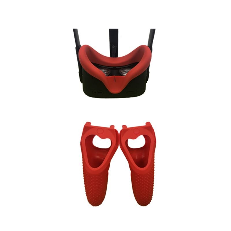 Beschermende VR Siliconen Grip Cover Gezicht Cover Pad Voor Oculus Quest/Rift S Oogmasker Protector
