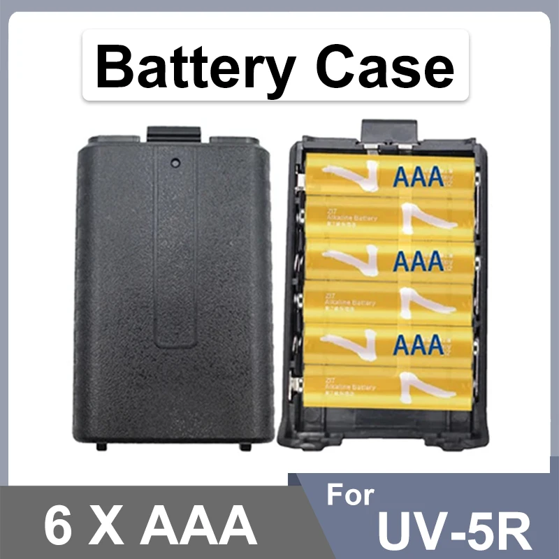Baofeng UV-5R Custodia per batteria Custodia per batteria AA estesa BL-5 batterie AAA per UV-5R DM-5R UV-5RE Walkie Talkie Accessori
