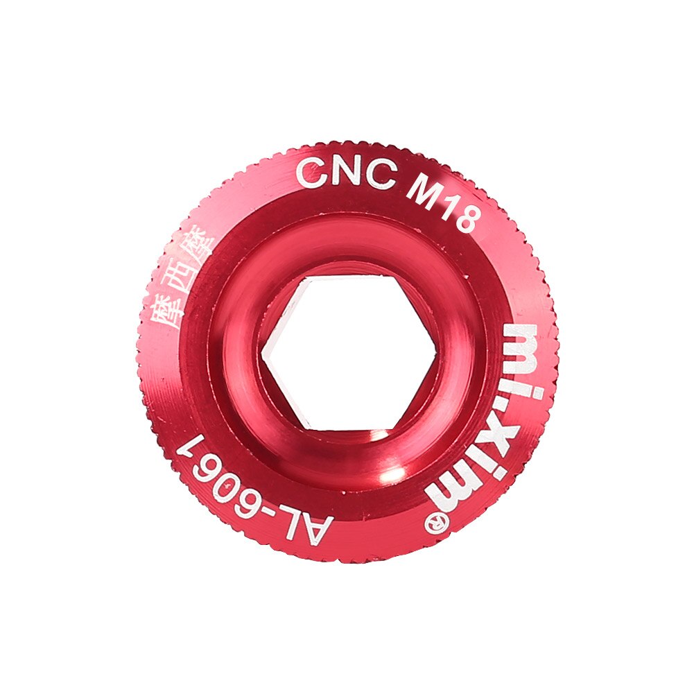 Crank Cover Screw Cap Fitting Mountain MTB Bike Bottom Bracket Crankset Outdoor Anti-resistance Repairing Elements for Mi Xim: Red M18